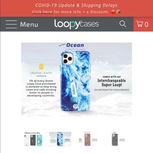 Loopy iPhone 11 Pro Max case - ocean